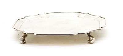 Lot 57 - A silver waiter