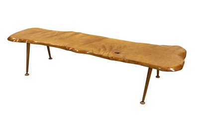 Lot 268 - A tree trunk coffee table