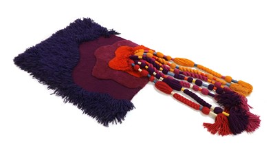 Lot 354 - A woolwork hanging