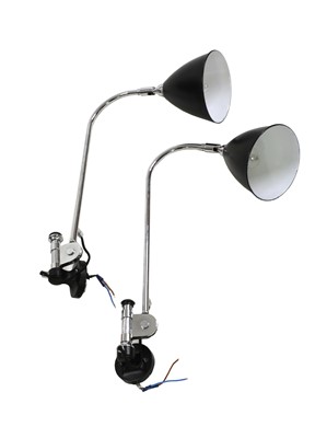 Lot 408 - A pair of vintage Bestlite 'BL6' wall lights