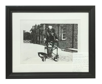 Lot 9 - Captain Tom pen and ink drawing