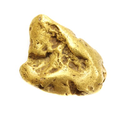 Lot 66 - A high carat gold nugget