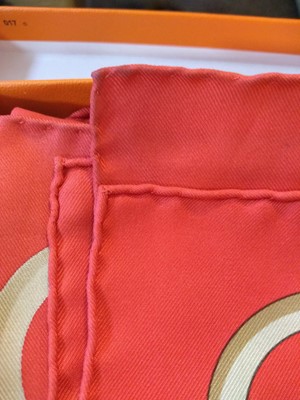 Lot 130 - A vintage Hermès silk scarf