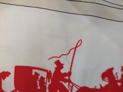 Lot 130 - A vintage Hermès silk scarf
