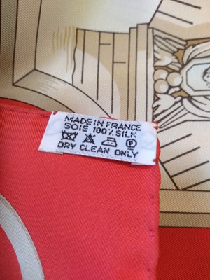 Lot 130 - A vintage Hermès silk scarf