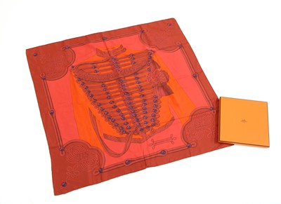 Lot 131 - An Hermès silk scarf