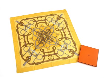Lot 132 - An Hermès silk scarf