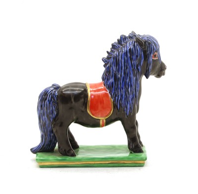 Lot 113 - A Nymphenburg porcelain model of a Shetland Pony