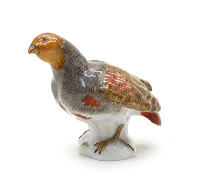 Lot 115 - A Meissen figure of an English Partridge