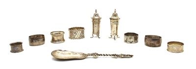Lot 10 - An Edwardian silver serving spoon