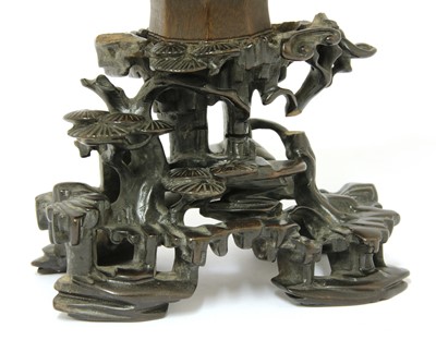 Lot 247 - A Chinese rhinoceros horn libation cup