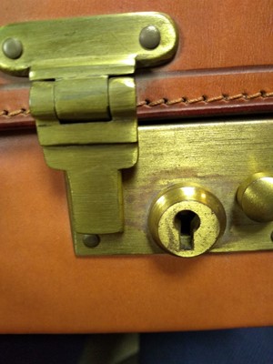 Lot 141 - A Swaine Adeney tan leather briefcase