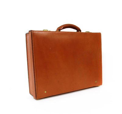 Lot 141 - A Swaine Adeney tan leather briefcase