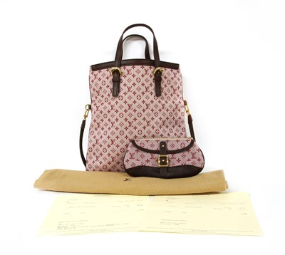 Lot 26 - A Louis Vuitton 'Françoise' cerise monogrammed canvas two-way handbag