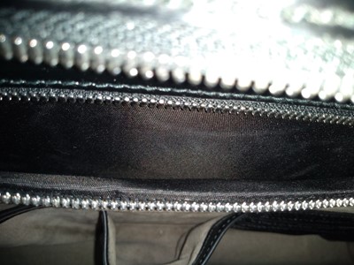 Lot 140 - A Bally black leather briefcase