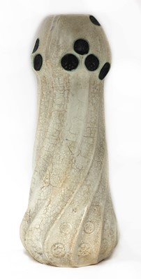 Lot 382 - A Czechoslovakian 'Alienware' pottery vase