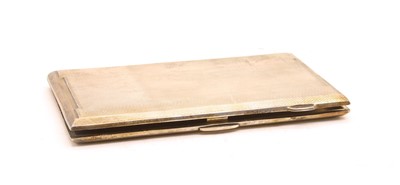 Lot 9 - A silver cigarette case