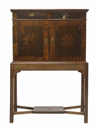 Lot 378 - A Queen Anne cocus wood cabinet