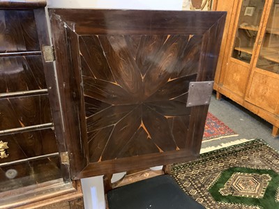 Lot 378 - A Queen Anne cocus wood cabinet
