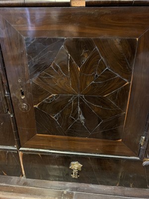 Lot 378 - A Queen Anne cocus wood cabinet