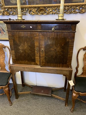 Lot 378 - A Queen Anne cocus wood cabinet