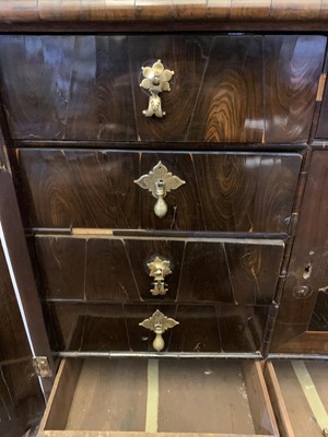 Lot 378 - A Queen Anne cocus wood cabinet