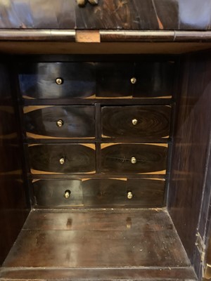 Lot 378 - A Queen Anne cocus wood cabinet