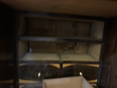 Lot 378 - A Queen Anne cocus wood cabinet