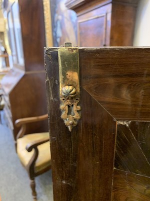 Lot 378 - A Queen Anne cocus wood cabinet