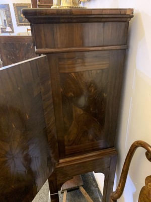 Lot 378 - A Queen Anne cocus wood cabinet