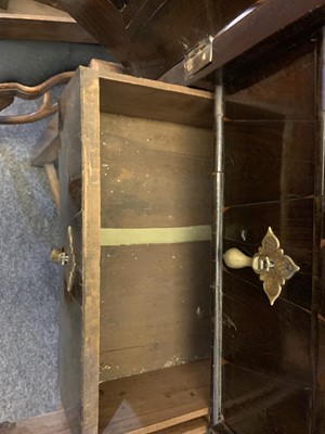 Lot 378 - A Queen Anne cocus wood cabinet
