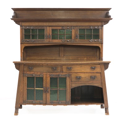 Lot 36 - An Arts and Crafts oak dresser
