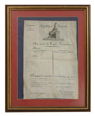 Lot 187 - Napoleon Bonaparte: Signed??
