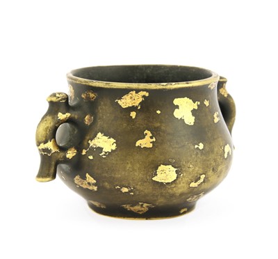 Lot 202 - A Chinese gilt-bronze incense burner