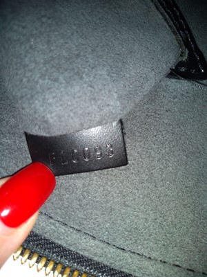 Lot 6 - A Louis Vuitton black Epi leather Alma bag