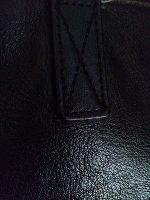 Lot 56 - A Mulberry black leather 'Somerset' shopper tote