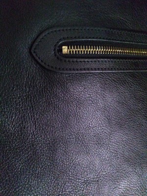 Lot 56 - A Mulberry black leather 'Somerset' shopper tote