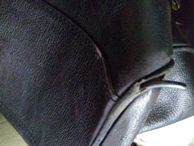 Lot 56 - A Mulberry black leather 'Somerset' shopper tote