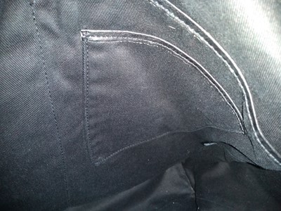 Lot 56 - A Mulberry black leather 'Somerset' shopper tote