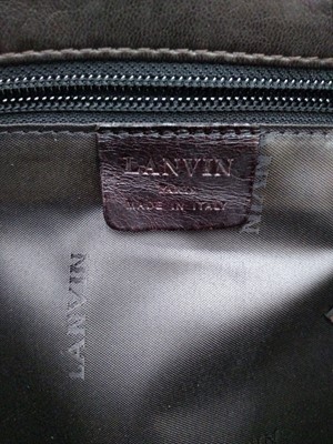 Lot 81 - A Lanvin brown leather 'Hero' satchel bag