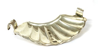 Lot 278 - A Victorian silver patent moustache guard