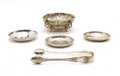 Lot 12 - A late Victorian silver bon bon dish, London 1891