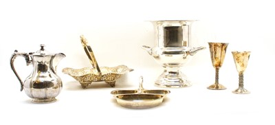 Lot 6 - A collection of silver plated items
