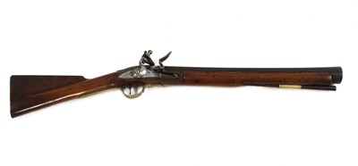Lot 781 - An Indian service steel barrelled flintlock musketoon