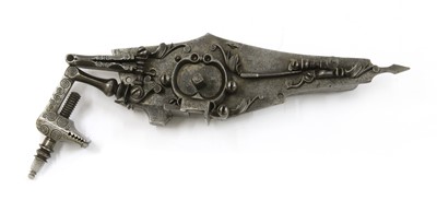 Lot 790 - A German wheel lock action
