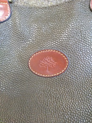 Lot 59 - A small Mulberry Scotchgrain 'Hellier' tote