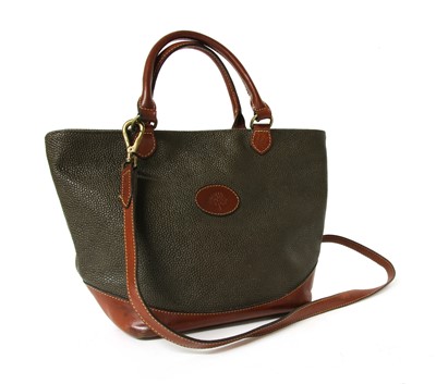Lot 59 - A small Mulberry Scotchgrain 'Hellier' tote