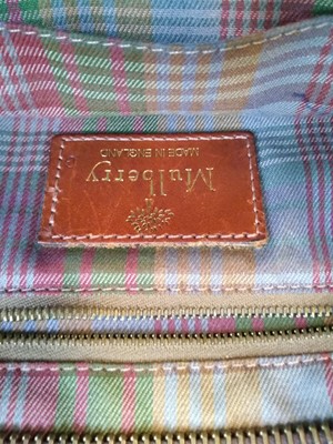 Lot 59 - A small Mulberry Scotchgrain 'Hellier' tote