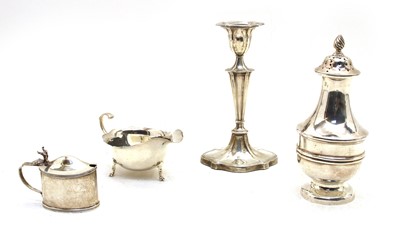 Lot 64 - An Edwardian sugar castor
