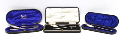 Lot 41B - A cased Christening set by Mappin & Webb